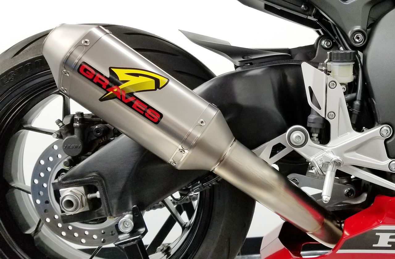 Cat Back Slip On Exhaust - For 17-19 Honda CRB1000RR - Click Image to Close