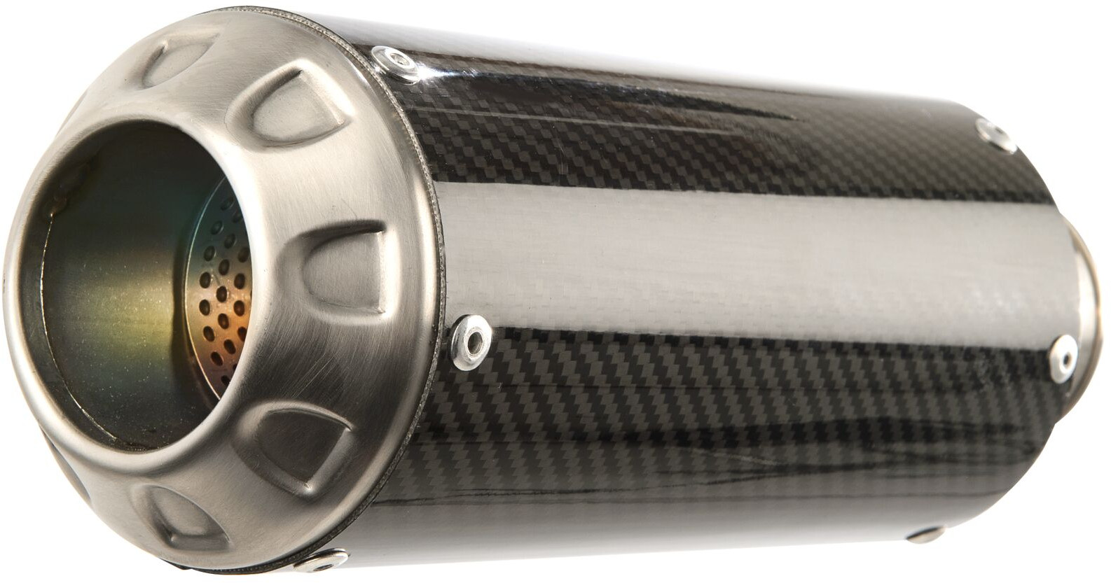 MGP 2 Growler Carbon Fiber Slip On Exhaust - For 15-19 Suzuki GSXS750/Z - Click Image to Close