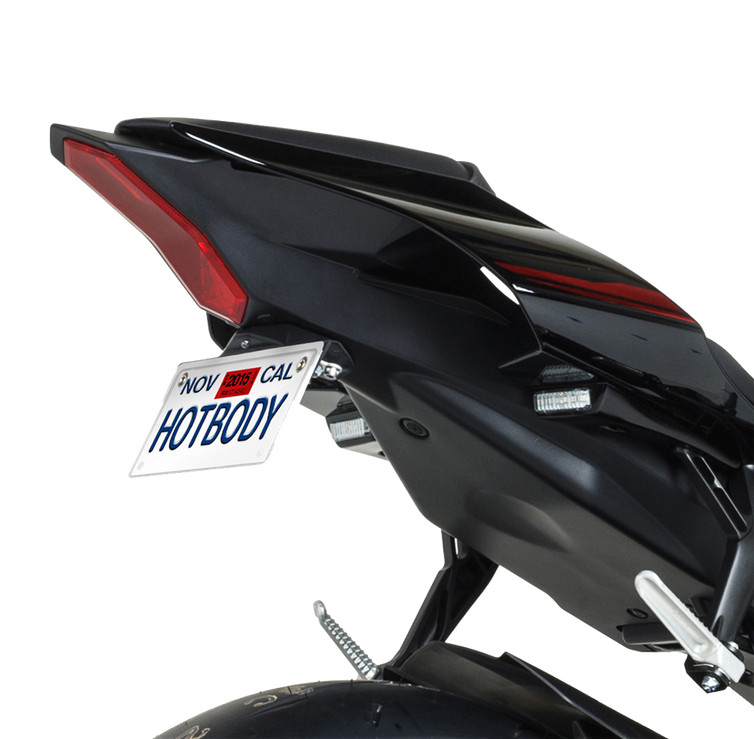 Black Fender Eliminator Kit w/ Turn Signal Pods - Yamaha R1 - Click Image to Close