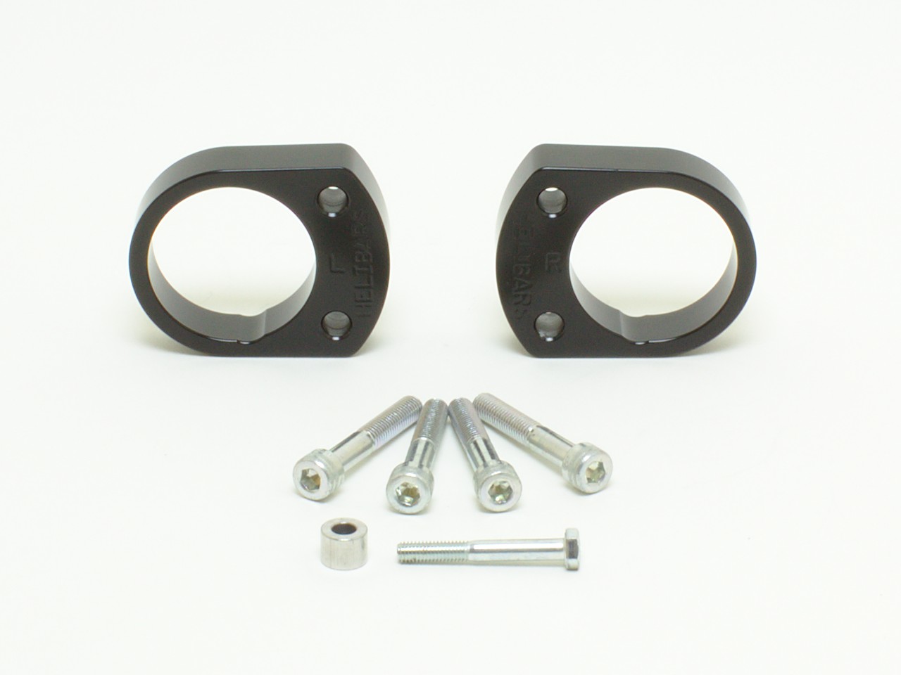 Handlebar Risers - 3/4" Taller 3/8" Rearward - For 06-20 ZX14 - Click Image to Close