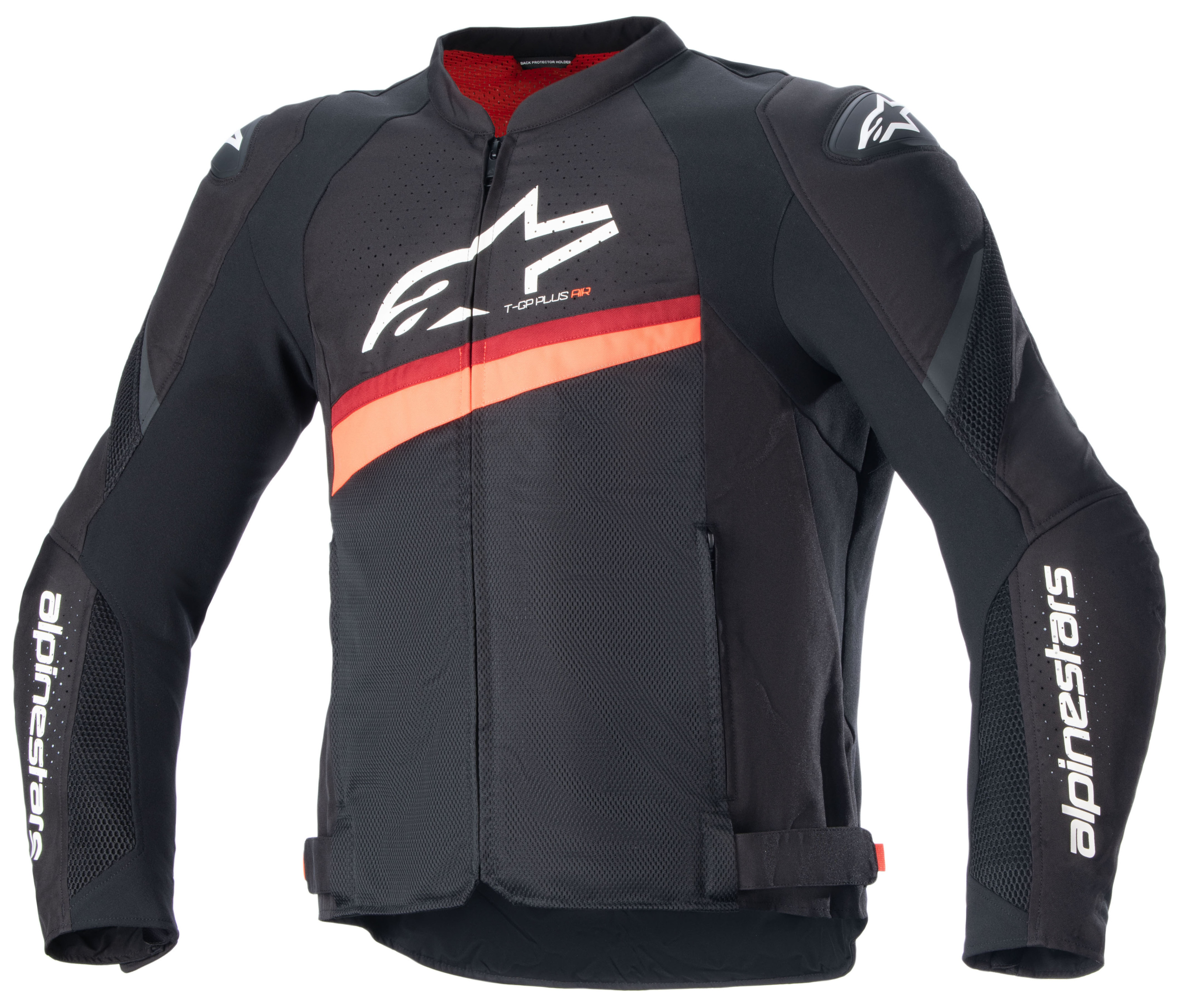 Alpinestars T-GP+ R V4 Air Jacket Black/Red Medium - Stylish airflow jacket For motorcycles - Click Image to Close