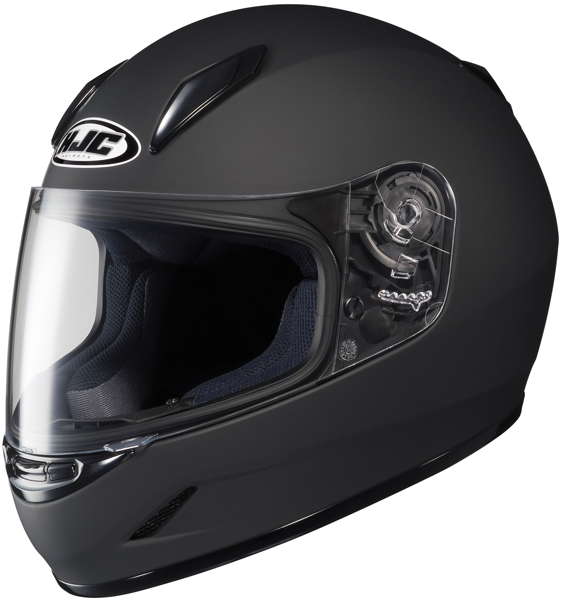 CL-Y Youth Matte Black Full-Face Helmet Youth Small - Click Image to Close