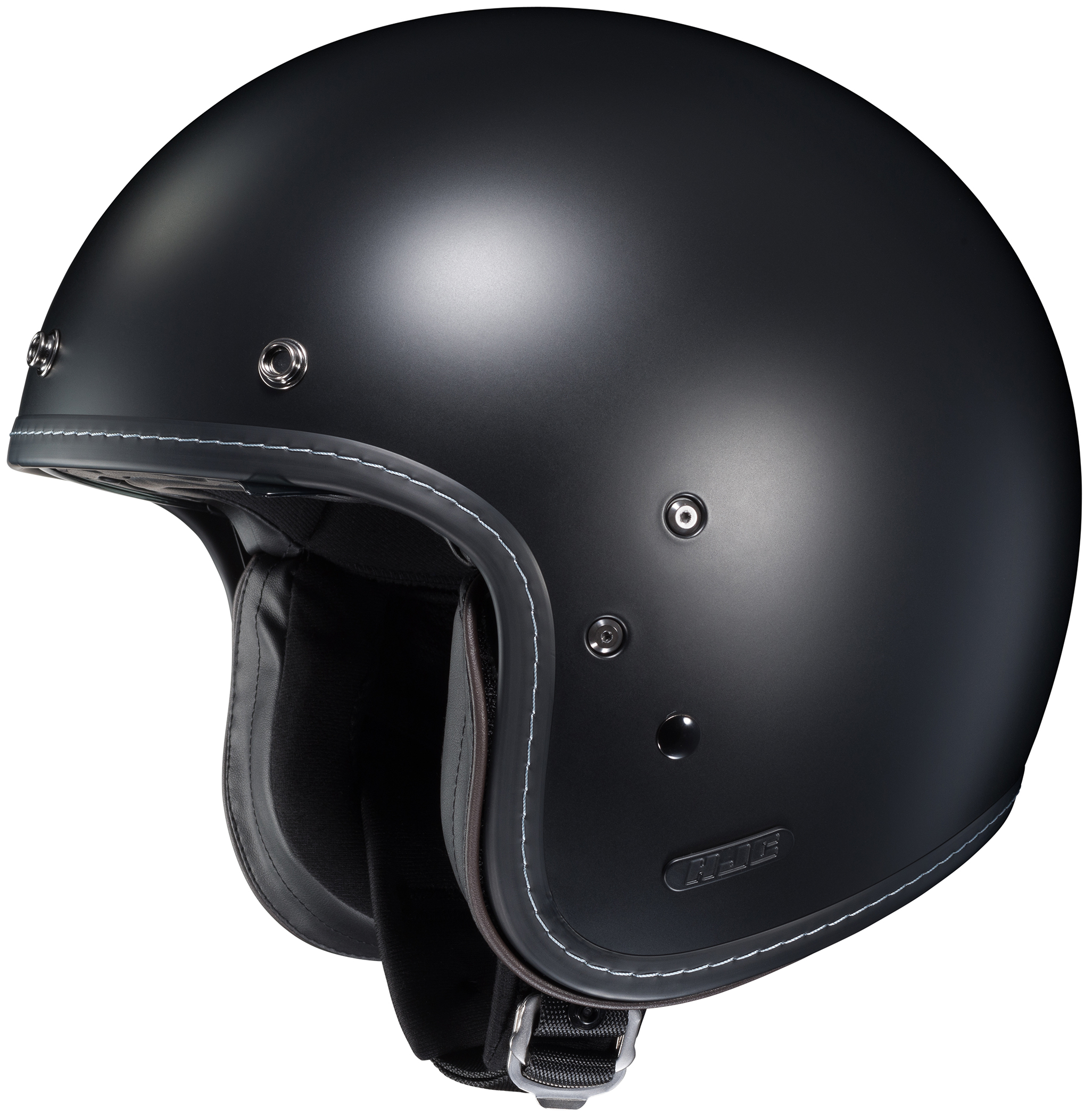 IS-5 Semi-Flat Black Open-Face Helmet X-Small - Click Image to Close