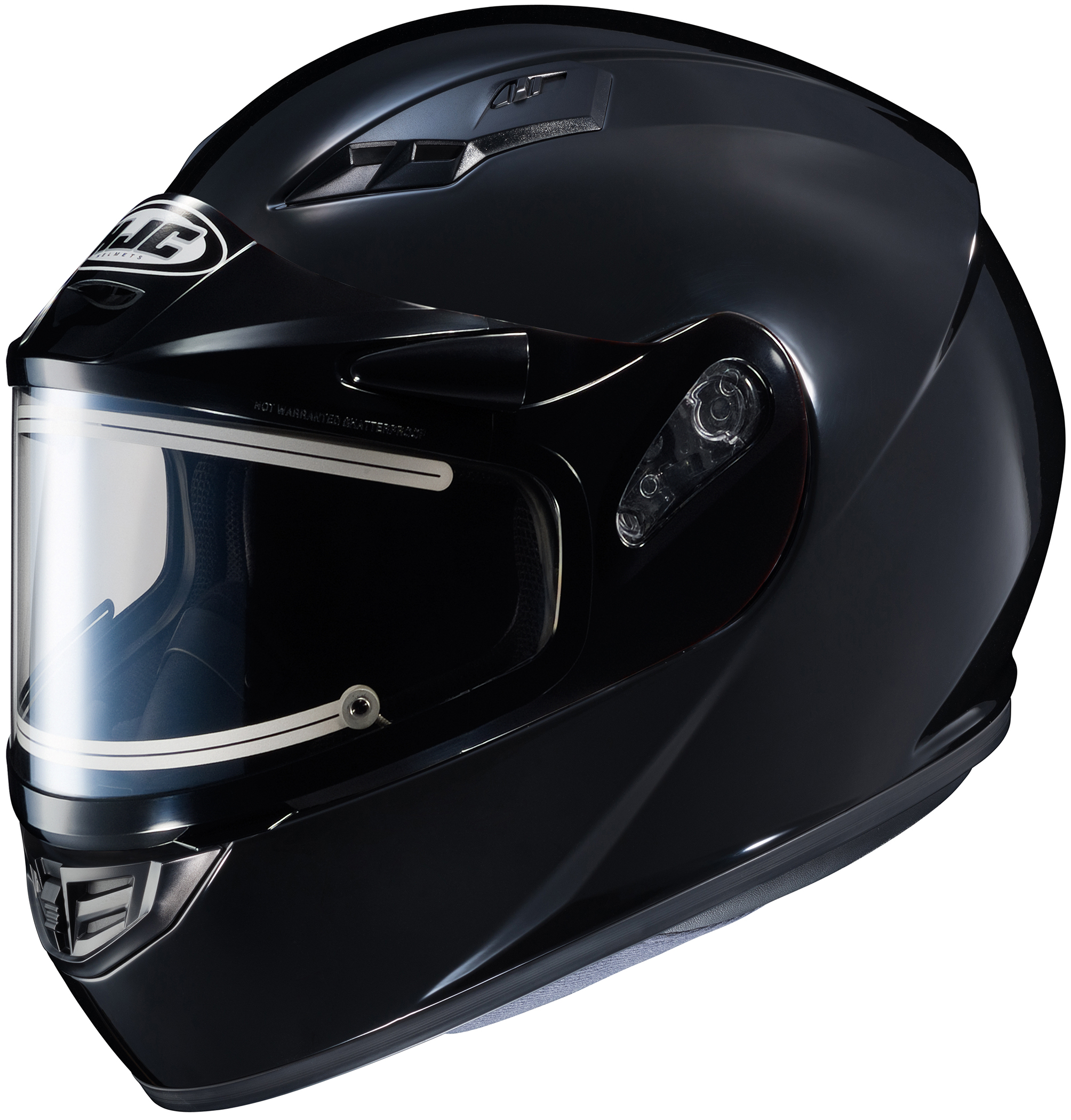 CS-R3 Black w/Electric Shield Snow Helmet Small - Click Image to Close