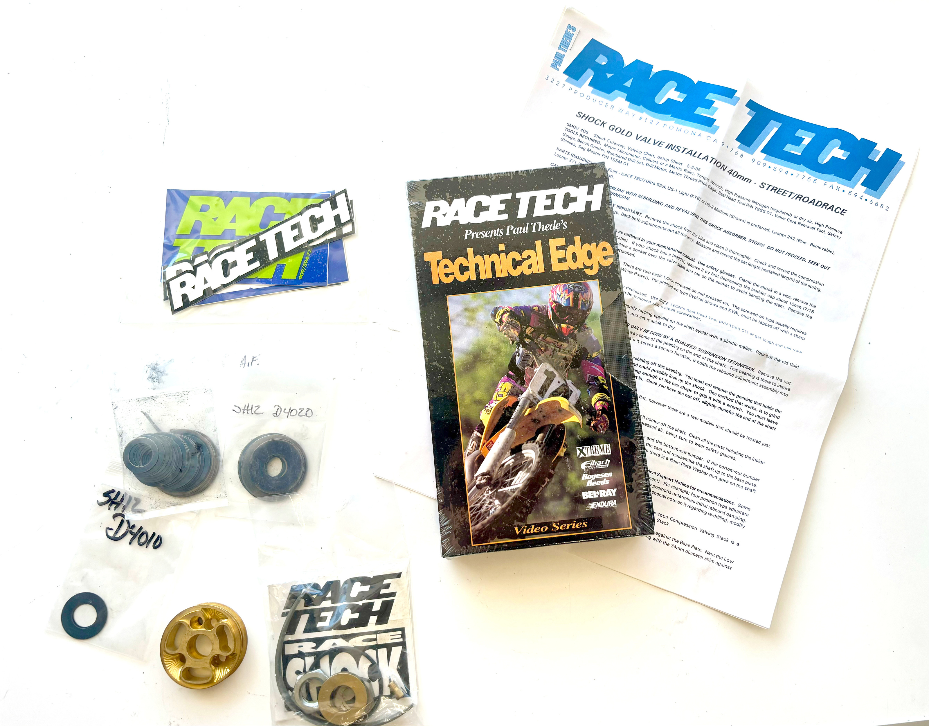 Gold Valve Offroad Shock Kit - Click Image to Close