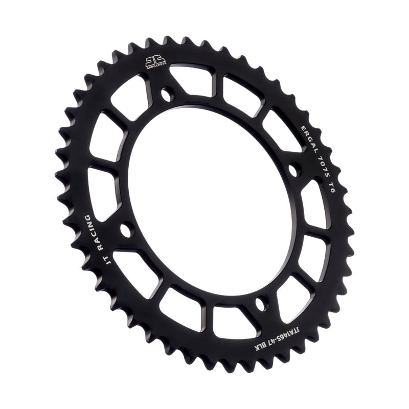 Black Aluminum Rear Sprocket - 47 Teeth 420 Pitch - For 00-23 Kawasaki KX65 Suzuki RM65 - Click Image to Close