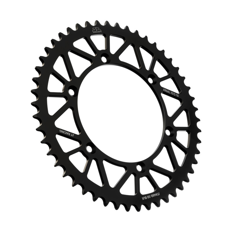 Black Aluminum Rear Sprocket - 51 Teeth 520 Pitch - Click Image to Close