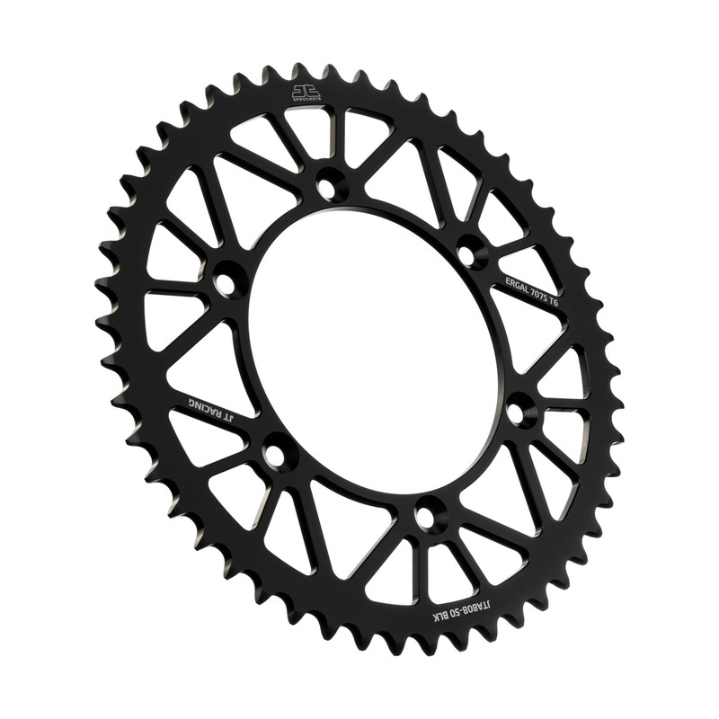 Black Aluminum Rear Sprocket - 52 Teeth 520 Pitch - Click Image to Close