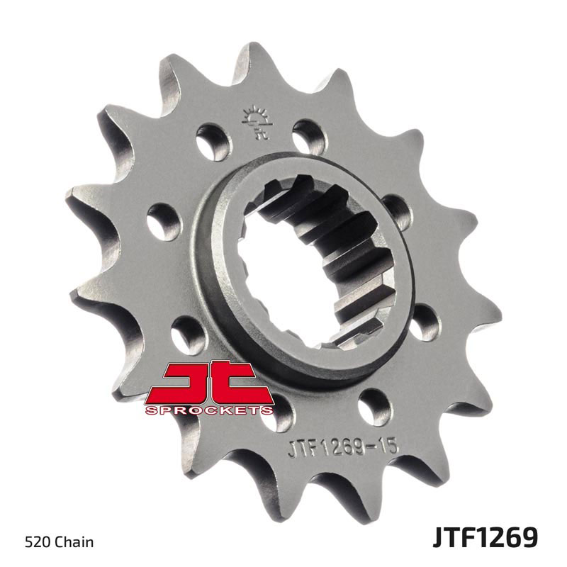 Front Steel Countershaft Sprocket - 14 Tooth 520 Chain Conversion - Click Image to Close