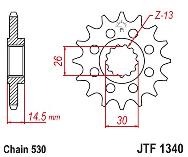 Front Sprockets - Jtf1340.18T - Click Image to Close