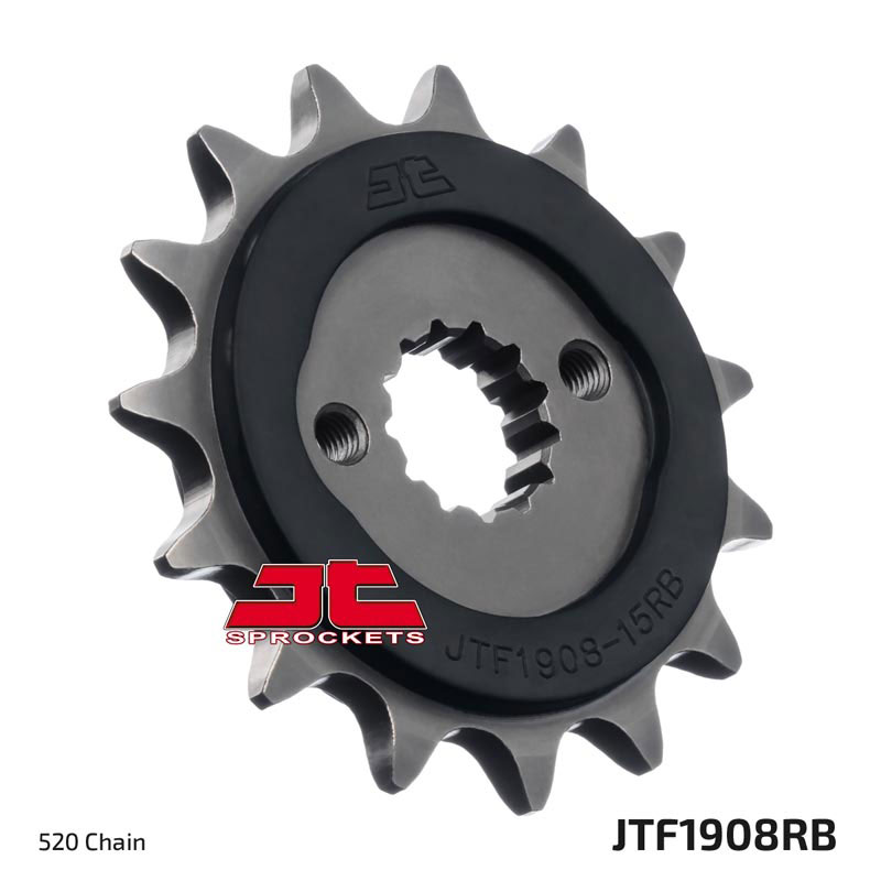 Rubber Cushioned Front Countershaft Sprocket 15T - Fits Husqvarna Svartpilen/Vitpilen & KTM 390 models - Click Image to Close