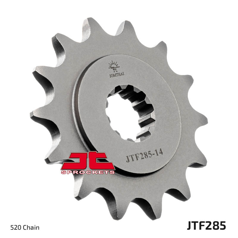 Steel Front Countershaft Sprocket - 14 Teeth - For 86-87 Honda CR250R/500R - Click Image to Close