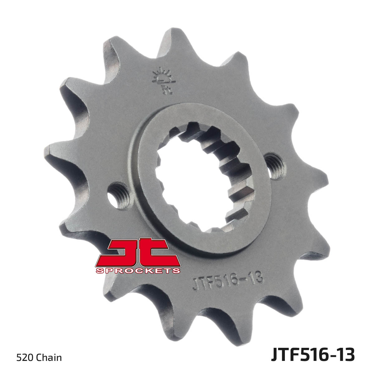 Front Steel Countershaft Sprocket - 13 Tooth 520 - Click Image to Close