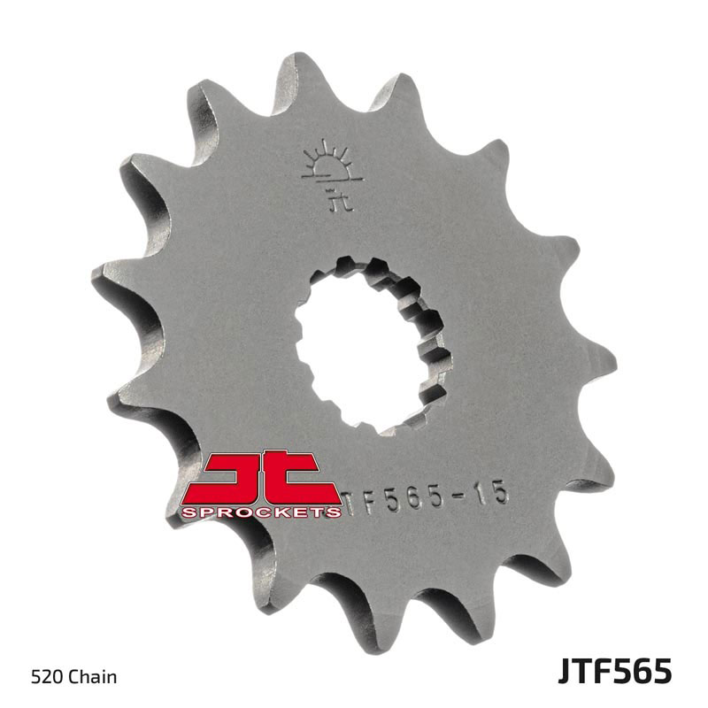 Front Steel Countershaft Sprocket - 17 Tooth 520 - Click Image to Close