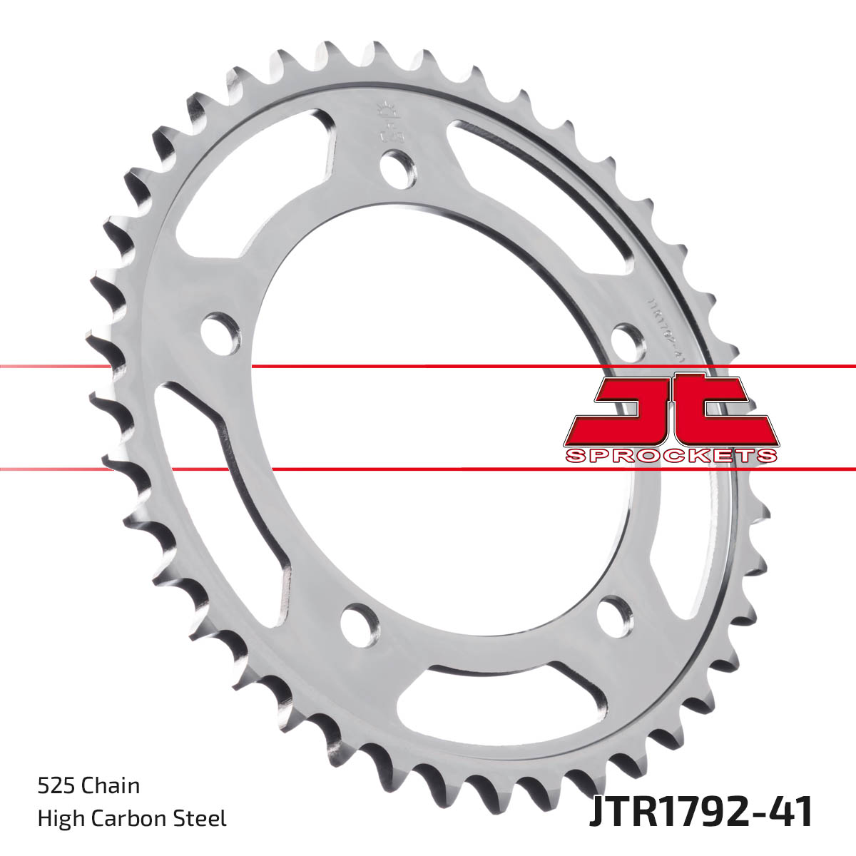 Steel Rear Sprocket - 41 Tooth 525 - For V-Strom GSR GSX/R Bonneville - Click Image to Close