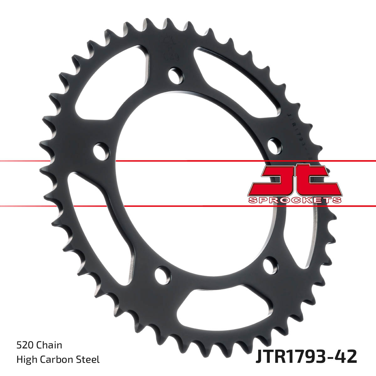 Steel Rear Sprocket - 42 Tooth 520 - For GSXR600/750/1000 & Bonneville - Click Image to Close