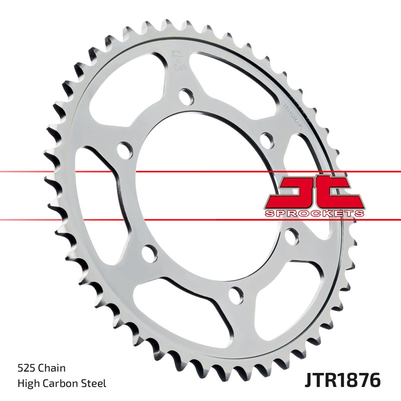 Steel Rear Sprocket - 43 Tooth 525 - For GSXR GSXS R6 XSR MT/FZ/FJ - Click Image to Close