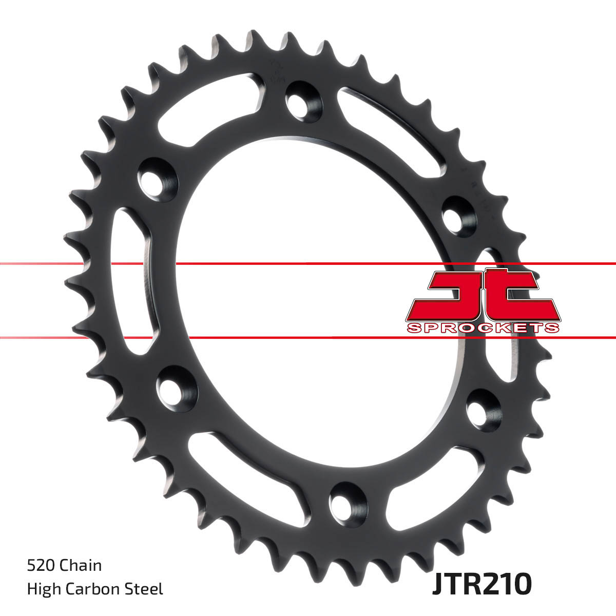 Steel Rear Sprocket - 38 Tooth 520 - For Honda CR/F XR & Beta RR - Click Image to Close