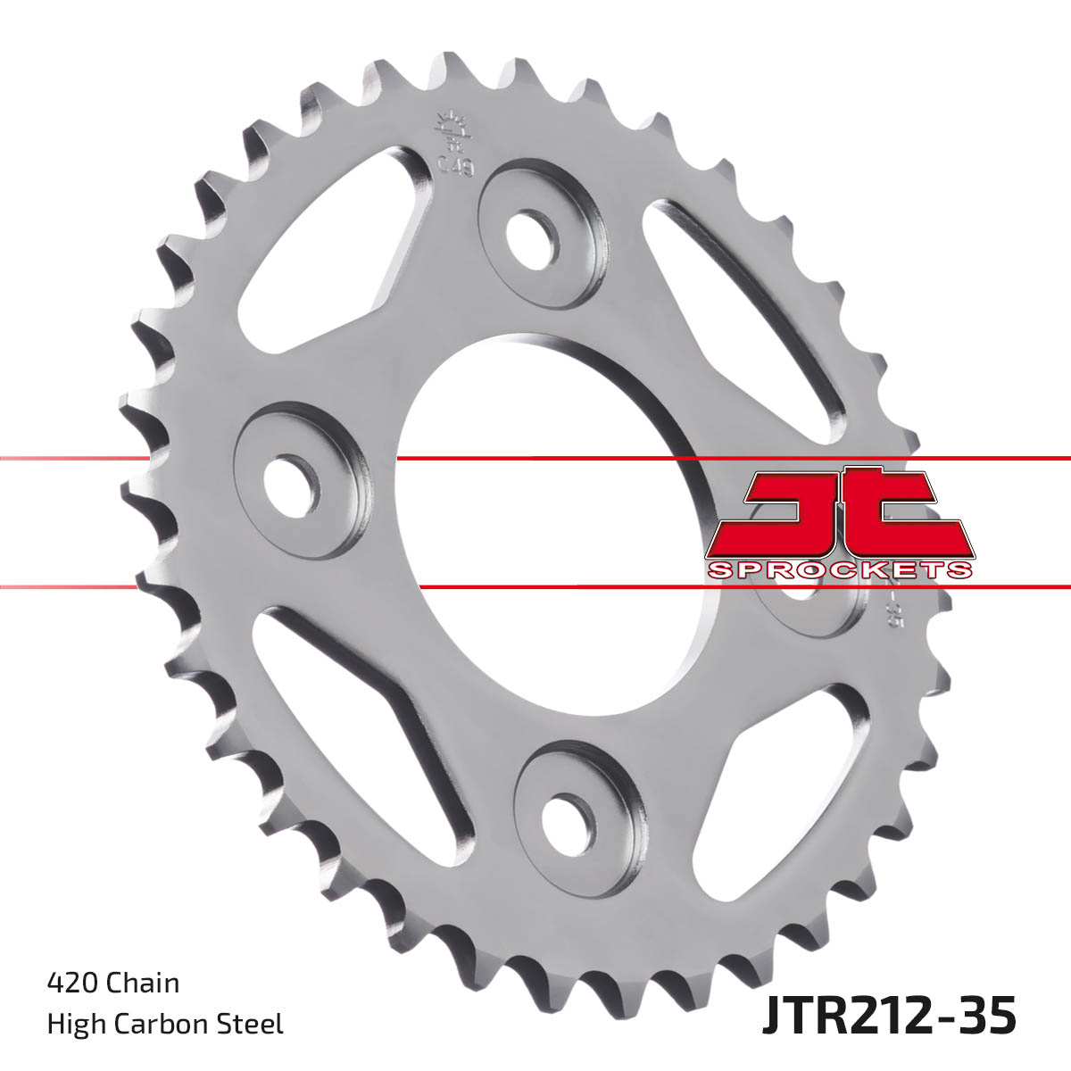 Steel Rear Sprocket - 35 Tooth 420 - For Honda Grom Monkey - Click Image to Close