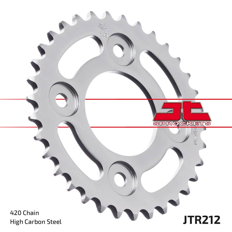 Steel Rear Sprocket - 37 Tooth 420 - For Honda Grom Monkey - Click Image to Close