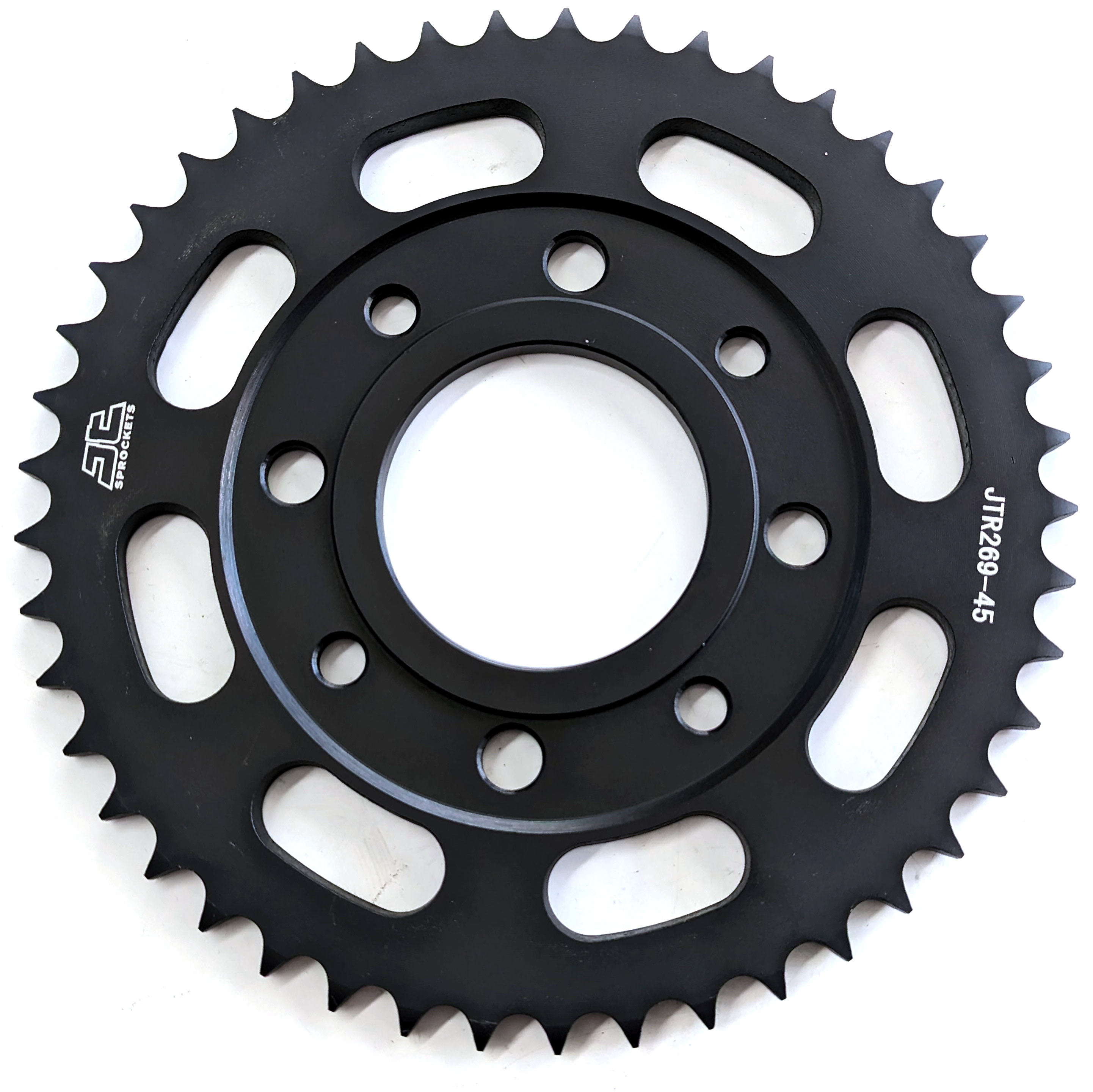 Steel Rear Sprocket - 45 Tooth 428 - For 68-96 Honda 90-185 - Click Image to Close