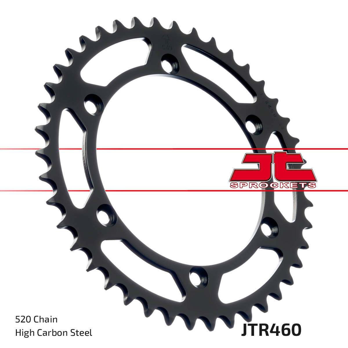 Steel Rear Sprocket - 39 Tooth 520 - For KX KDX KLX & RMZ250 - Click Image to Close