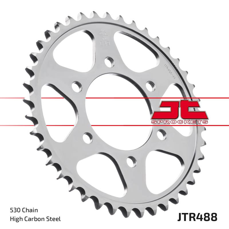 Steel Rear Sprocket - 47 Tooth 530 - For ZX9R ZX12R ZZR ZXR ZRX KZ Z- - Click Image to Close