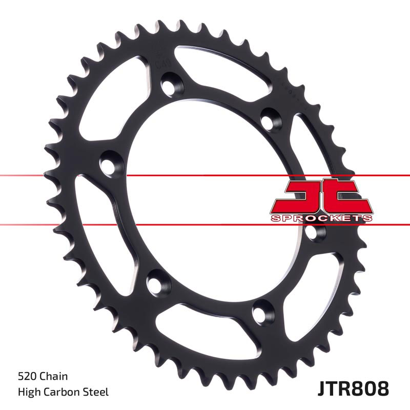 Steel Rear Sprocket - 39 Tooth 520 - For DR/Z RM/Z RMX RS175 - Click Image to Close