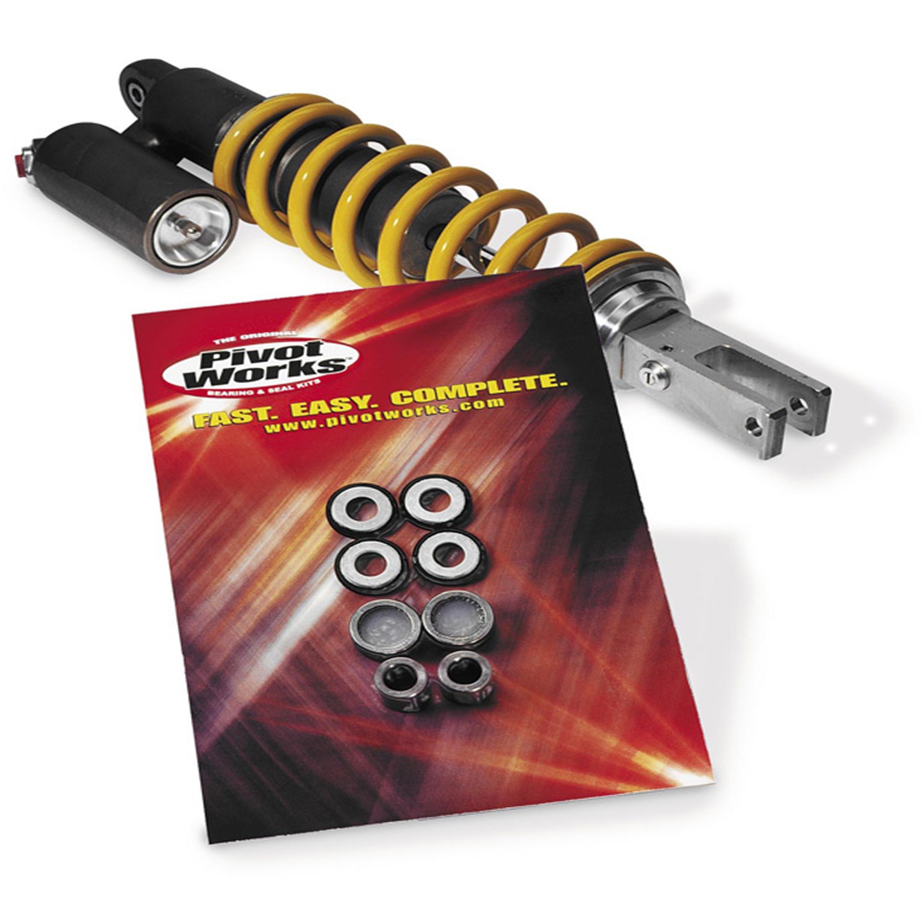 Pivot Works Front Shock Bearing Kit - Click Image to Close