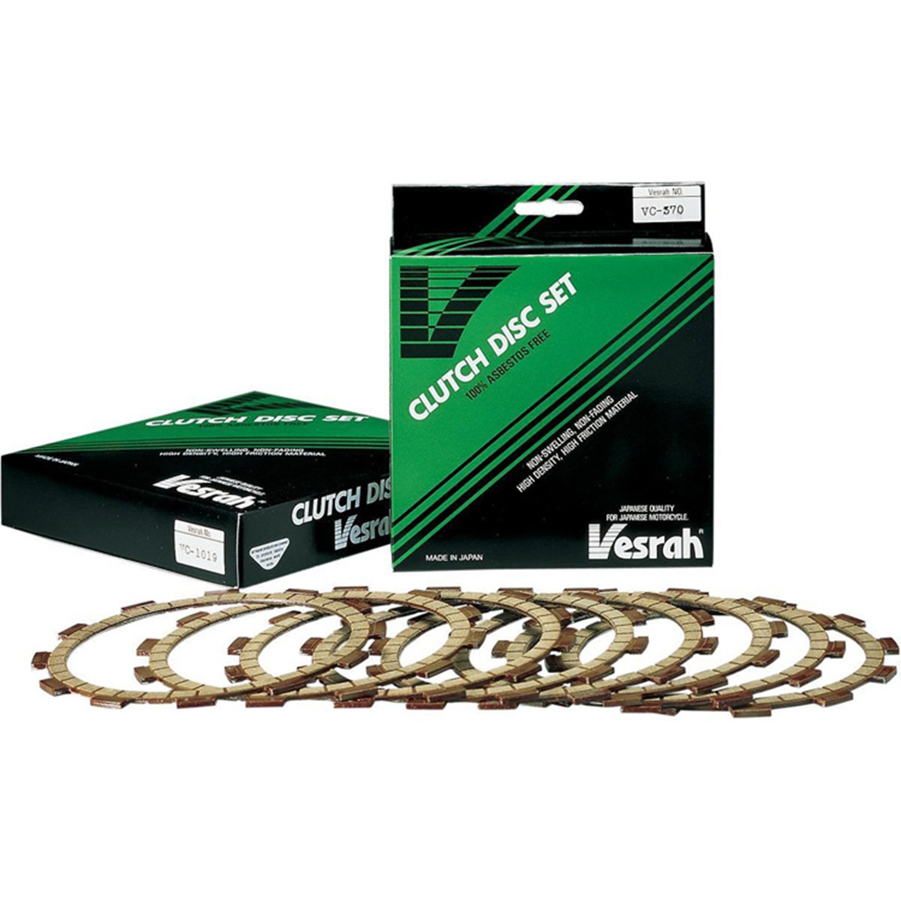 VESRAH Fiber Clutch Plate Set VC-9012 - For Yamaha R1 and other motorcycles - Click Image to Close