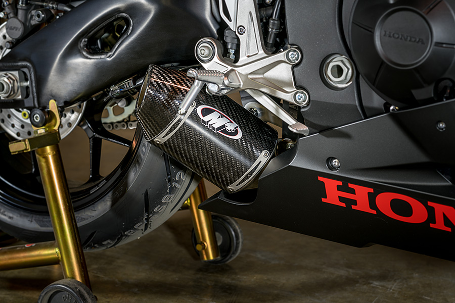 Street Slayer Carbon Fiber Slip On Exhaust - For 17-23 Honda CBR1000RR - Click Image to Close