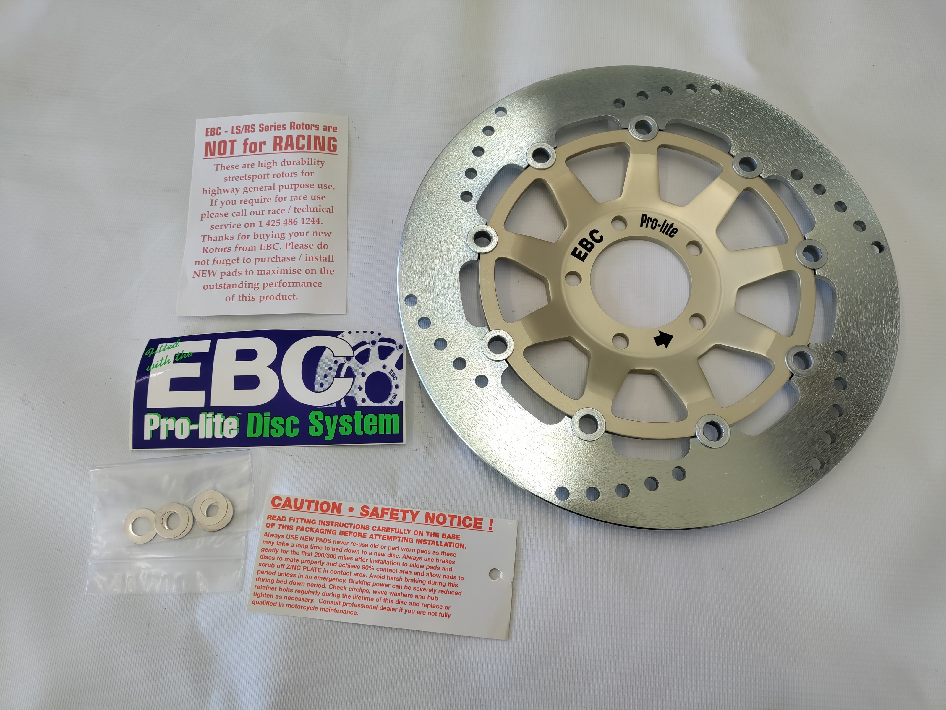 Front Floating Brake Rotor - For 91-93 Suzuki GSF400 Bandit - Click Image to Close