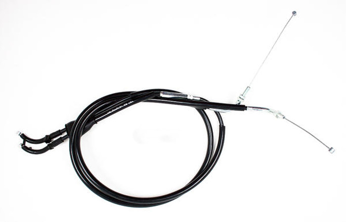 Black Vinyl Throttle Cable - For 91-93 Suzuki DR350S - Click Image to Close