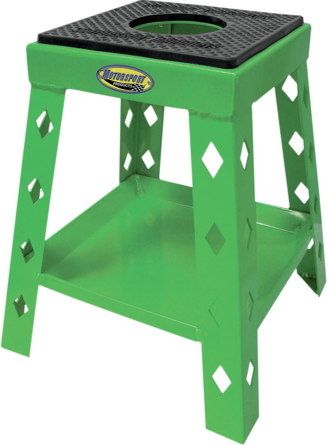 Diamond Motorcycle Stand - Green - Click Image to Close