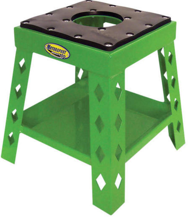 Mini Moto / Super Moto Motorcycle Stand - Green - Click Image to Close