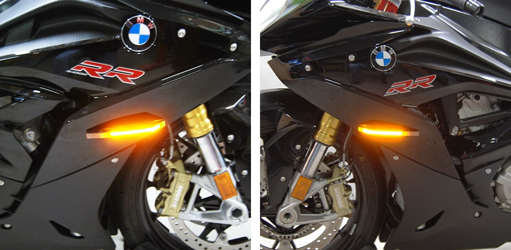 Front LED Turn Signals - For 09-19 BMW S1000RR - Click Image to Close