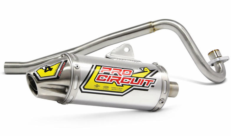 T-4 Aluminum & Steel Full Exhaust - For 00-20 Honda CRF50F XR50R - Click Image to Close