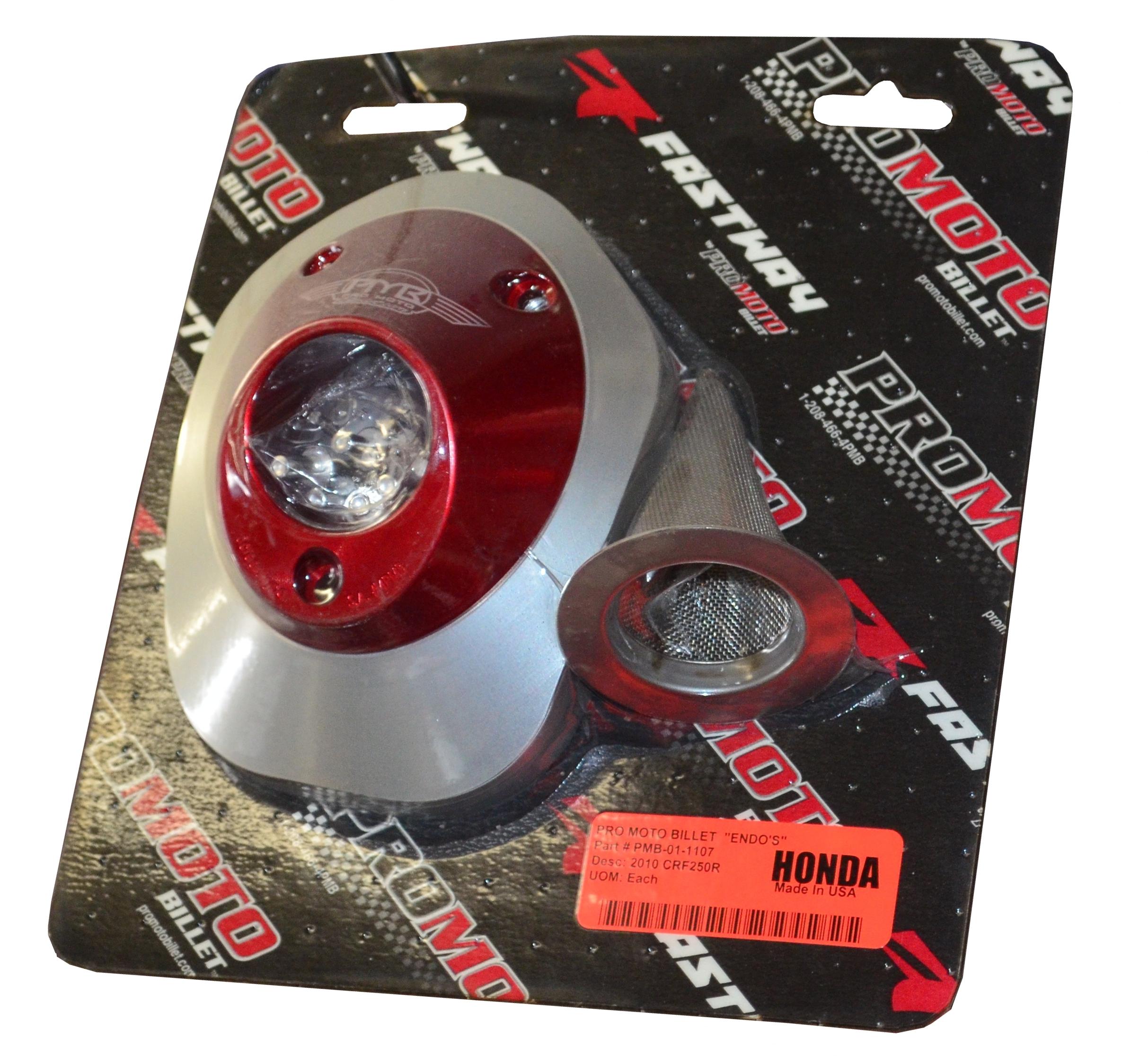 Spark Arrestor Exhaust End Cap - Red - For 2010 Honda CRF250R - Click Image to Close