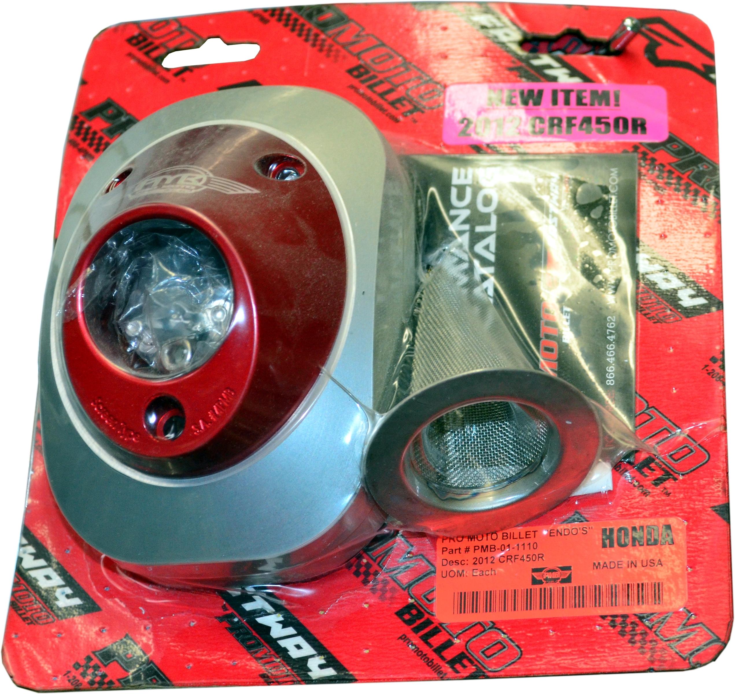 Spark Arrestor Exhaust End Cap - Red - For 2012 Honda CRF450R - Click Image to Close