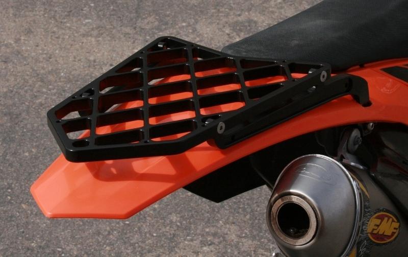 Billet Rack-It Cargo Rack - Black - For Most KTM "Big Bikes" From 2012-2016 - Click Image to Close