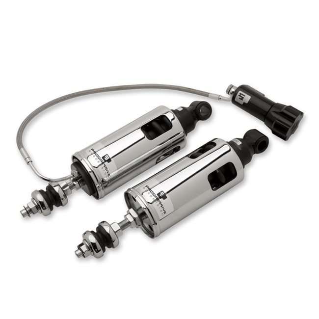 Chrome Adjustable 422 Series Shocks w/RAP - Click Image to Close