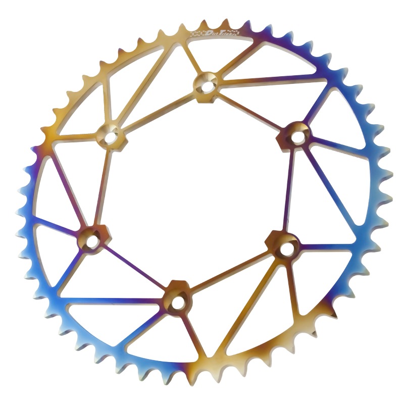 48 Tooth Chromatic Steel Rear Sprocket - For CR, CRF, & XR - Click Image to Close