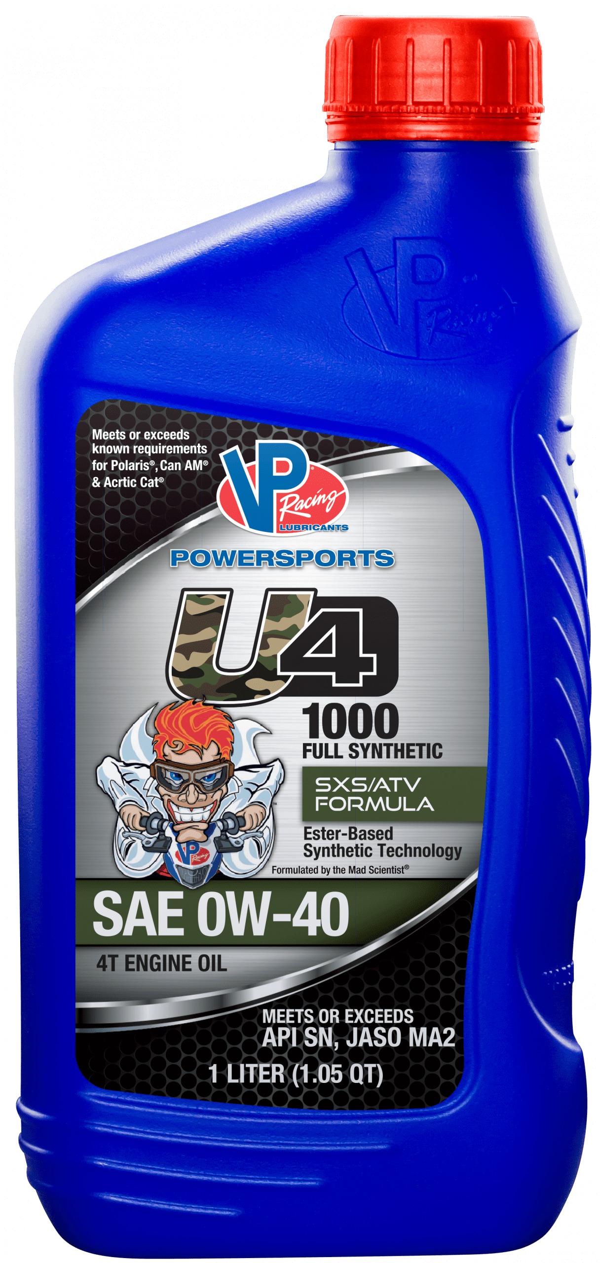 U4-1000 0W40 Synthetic Motor Oil - 1L - Click Image to Close