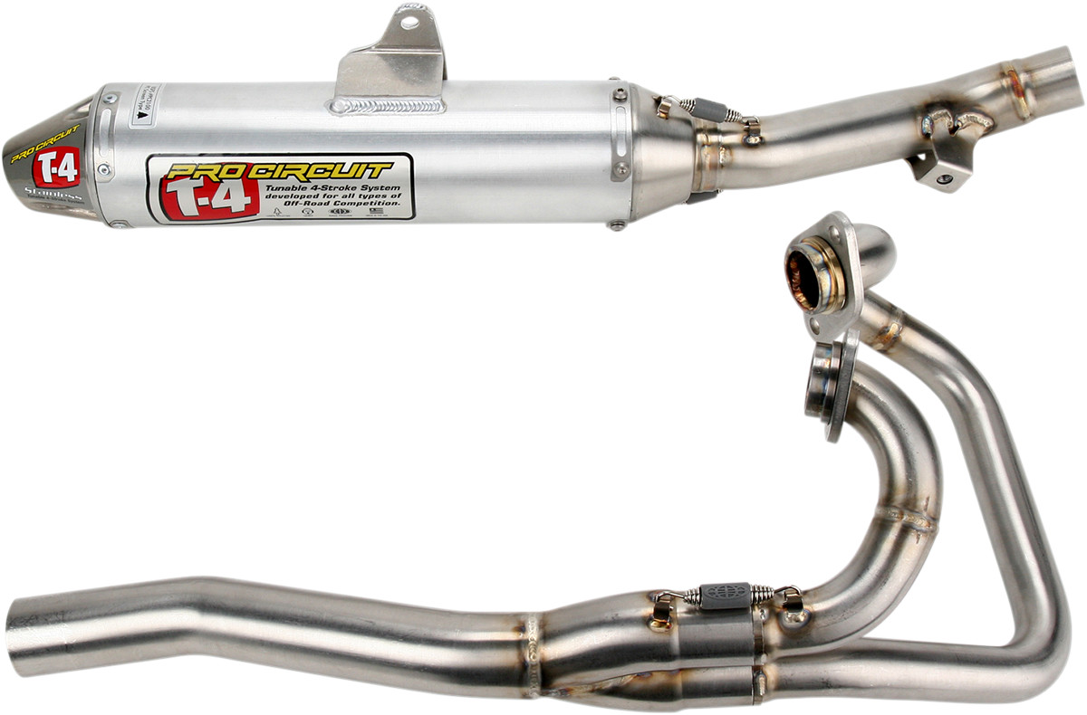 T-4 Aluminum & Stainless Steel Full Exhaust - For 00-07 Honda XR650R - Click Image to Close