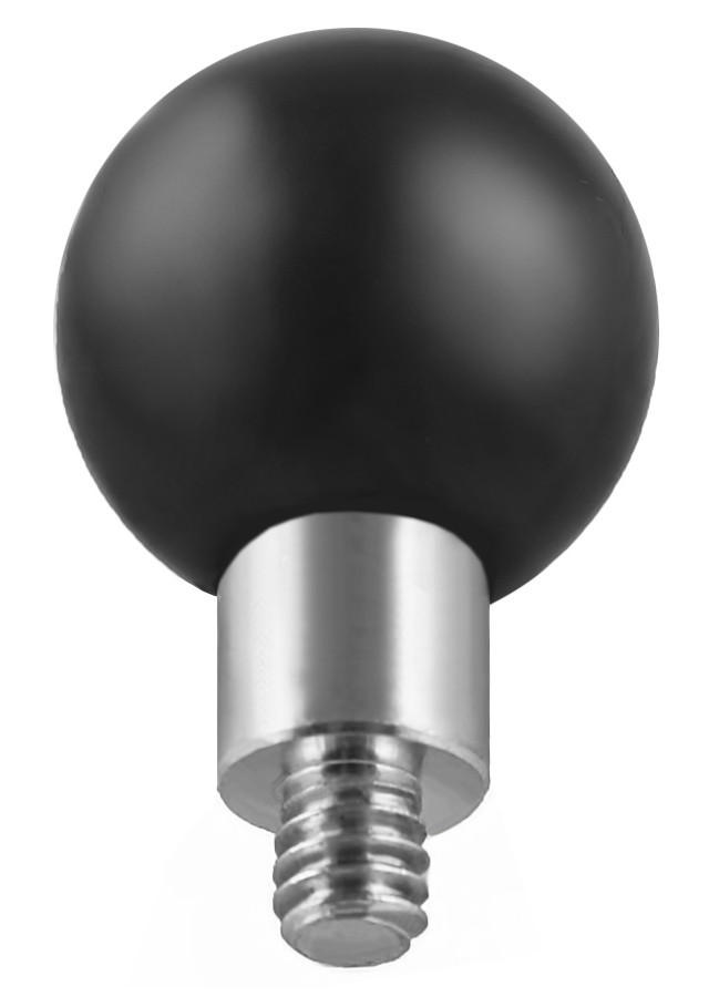 Ram Adapter - 1" Ball With 1/4"-20 Male Threaded Post For Cameras - Click Image to Close