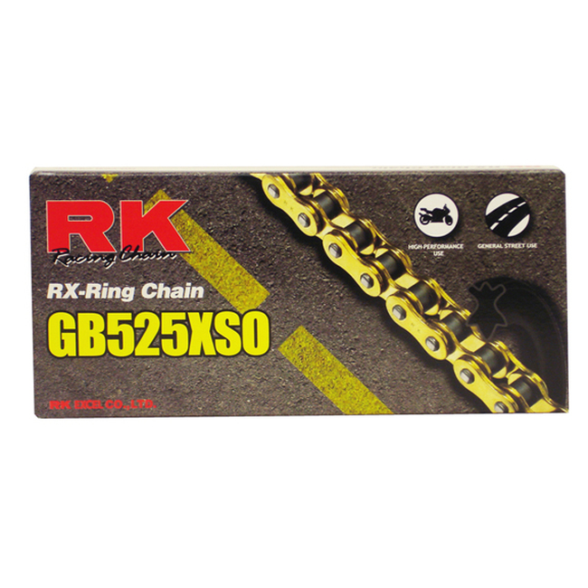 RK Chain GB525XSO-108 - Gold - Click Image to Close