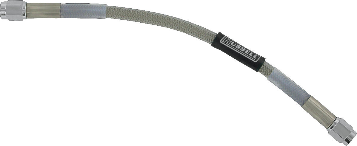 Russell Universal Braided Stainless Steel Brake Line - 12" - Click Image to Close