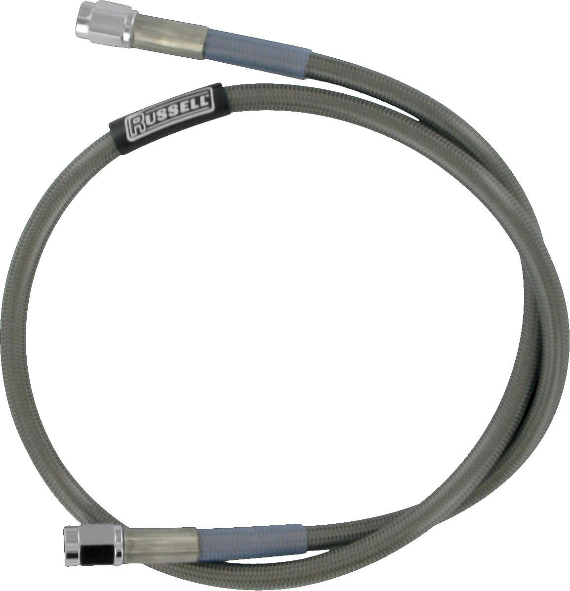 Russell Universal Braided Stainless Steel Brake Line - 21" - Click Image to Close