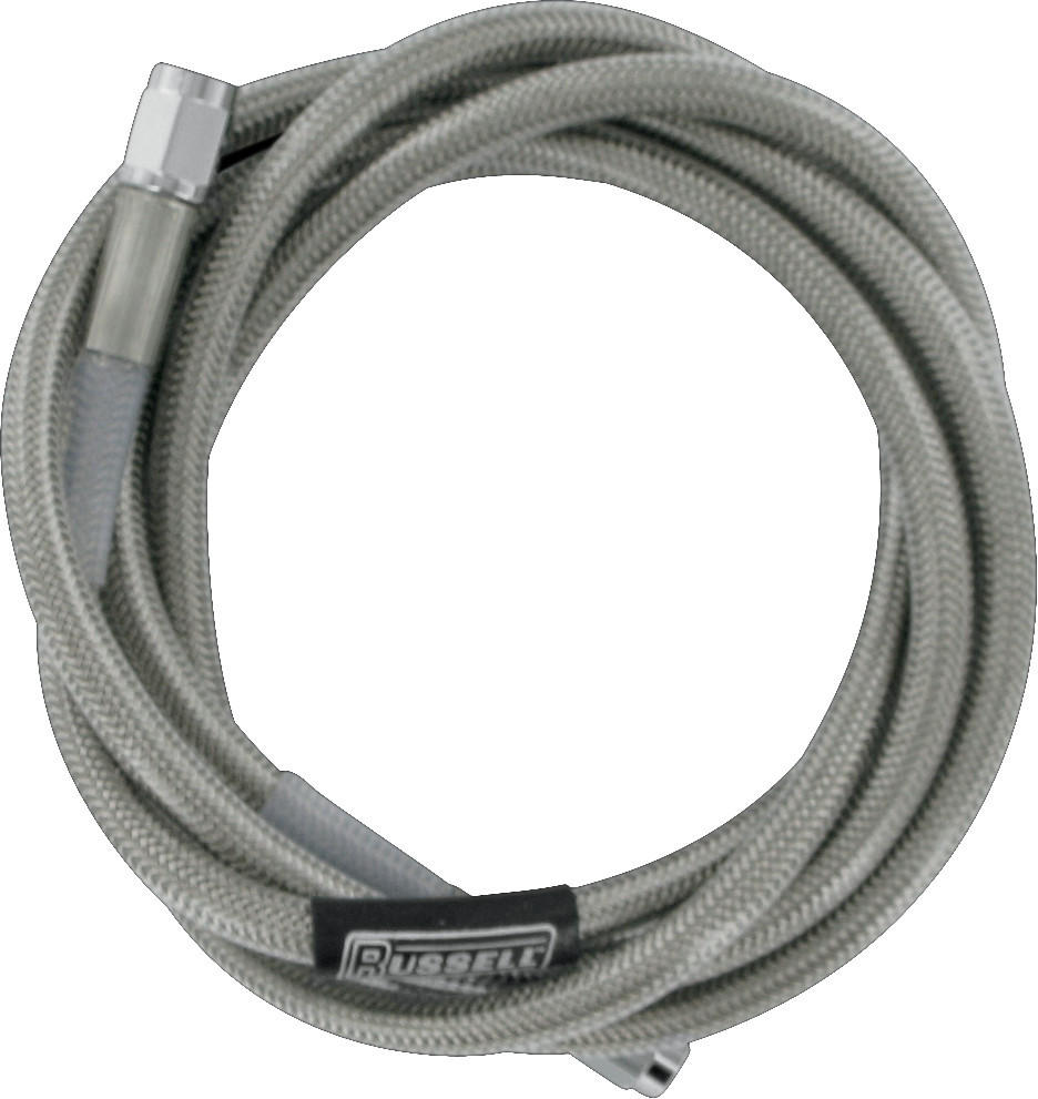 Russell Universal Braided Stainless Steel Brake Line - 32" - Click Image to Close