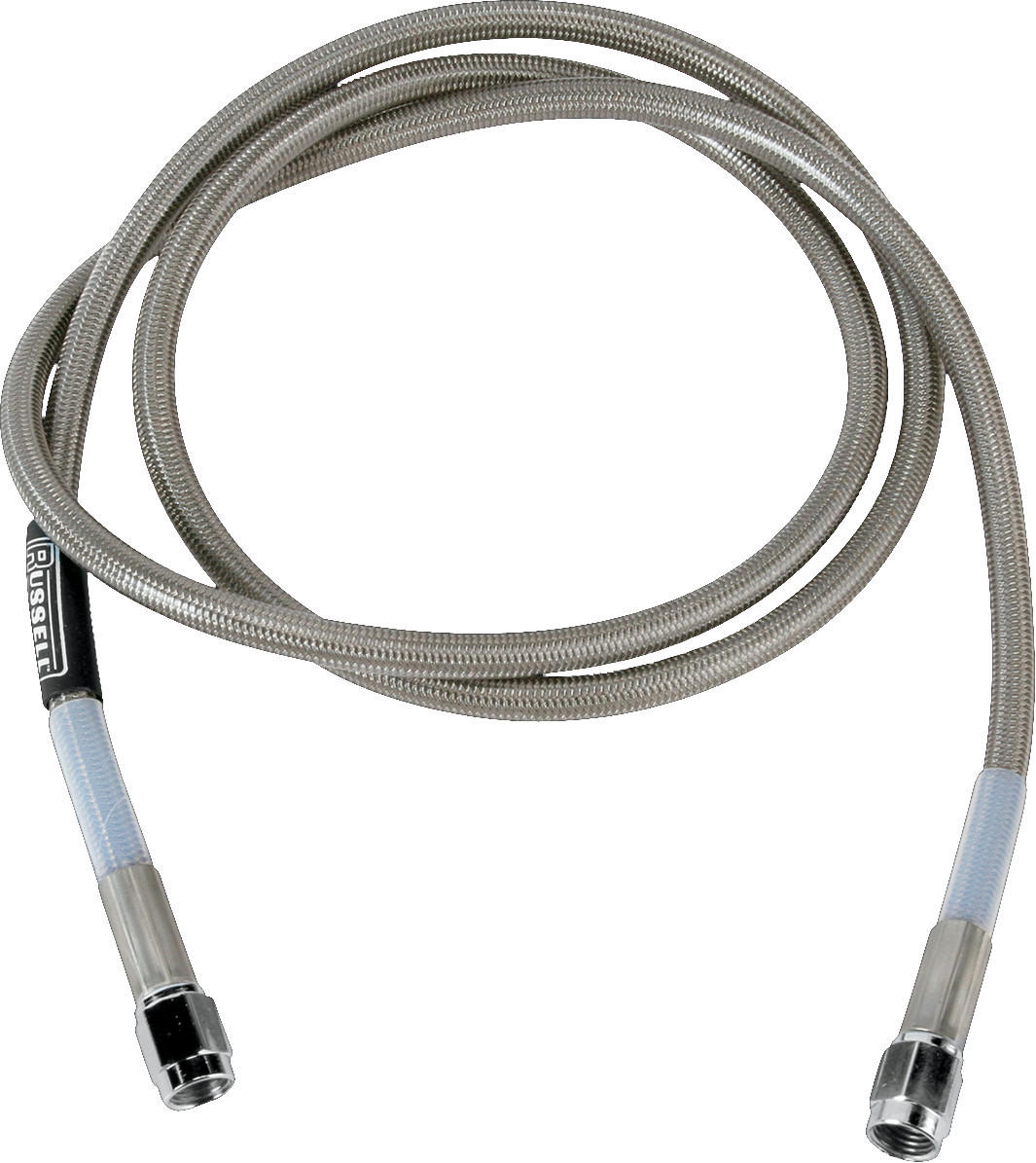 Russell Universal Braided Stainless Steel Brake Line - 50" - Click Image to Close